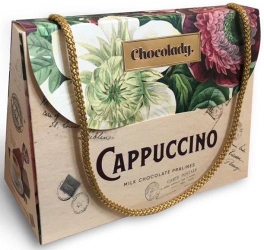 CHOCOLADY Cappuccino Pralinky z mléčné čokolády s cappucino náplní 170 g