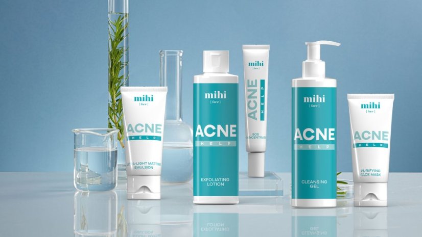 Mihi Acne Help. Ultralehká matující emulze 50ml   010107
