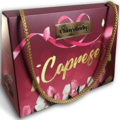 CHOCOLADY Caprese Pralinky z hořké čokolády s mandlovo-čokoládovou náplní 170 g