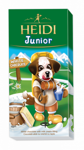 Heidi Junior Mléčná čokoláda s mléčnou krémovou náplní 90g