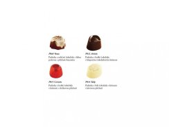 RŮŽOVÉ KVĚTY – Belgické plněné pralinky 100g