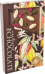 The Chocolate Formovaná mléčná čokoláda s mandlemi, pistáciemi a sušenými růžemi 135 g