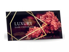 LUXURY Hortenzie - Hořká čokoláda 60% 175g