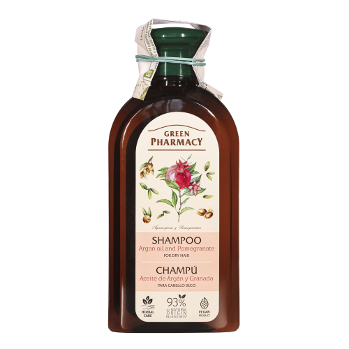 Green Pharmacy Arganový olej a granátové jablko šampon pro suché vlasy 350 ml