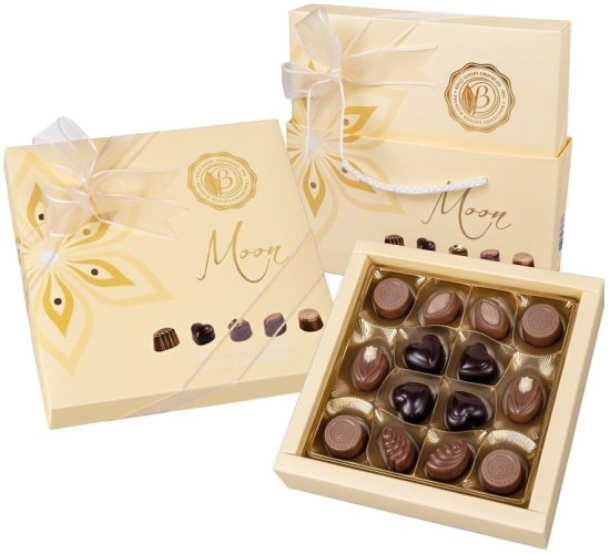 BOLCI Moon Pastel - Mix pralinek s dárkovou taškou 130 g