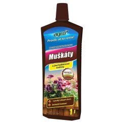 AGRO Organo-minerální kapalné hnojivo na muškáty 1 l