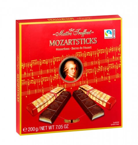 Maitre Truffout- Mozartsticks čokoládové tyčinky 200g