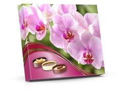 Plněné čokoládové lodičky - Orchidej 125g