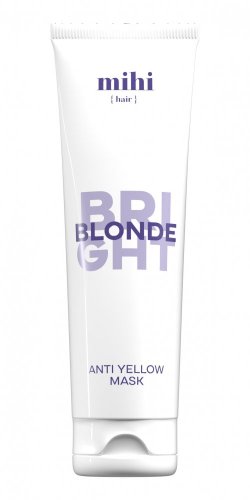 Mihi Bright Blonde. Maska proti žluté barvě 250ml 030802