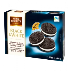 Feiny Biscuits  black & white 176g