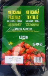 Netkaná textilie černá  50g/m2 1,6x5m