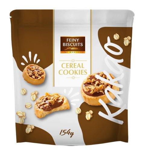 Feiny Biscuits cereální sušenky s kakaem 154 g