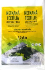 Netkaná textilie bílá  17g/m2  3,2x5m
