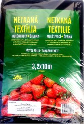 Netkaná textilie černá  50g/m2 3,2x10m