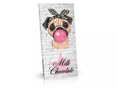 Buldoček holka - Mléčná čokoláda 100g