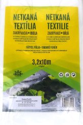 Netkaná textilie bílá  17g/m2  3,2x10m