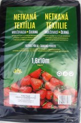 Netkaná textilie černá  50g/m2  1,6x10m