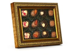 HNĚDÝ OBRAZ - Plněné čokoládové pohárky 110g