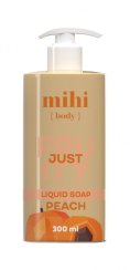 Mihi Just Fruity. Tekuté mýdlo Peach (*Dávkovač s pumpičkou se prodává samostatně) 300ml 020612