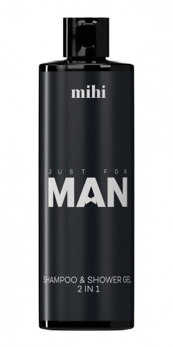 Mihi Just for MAN. Šampon a sprchový gel 2 v 1 500ml 070101