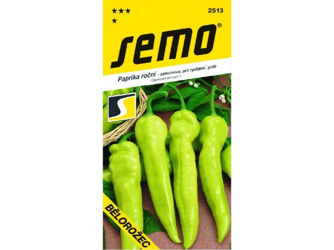 SEMO Paprika BĚLOROŽEC kozí roh