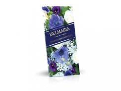 BELMARIA Belgická hořká čokoláda 72% - Modré květy 180 g