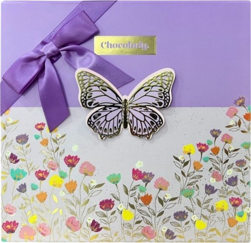 CHOCOLADY Butterfly giftbox Mix pralinek z mléčné čokolády 200 g