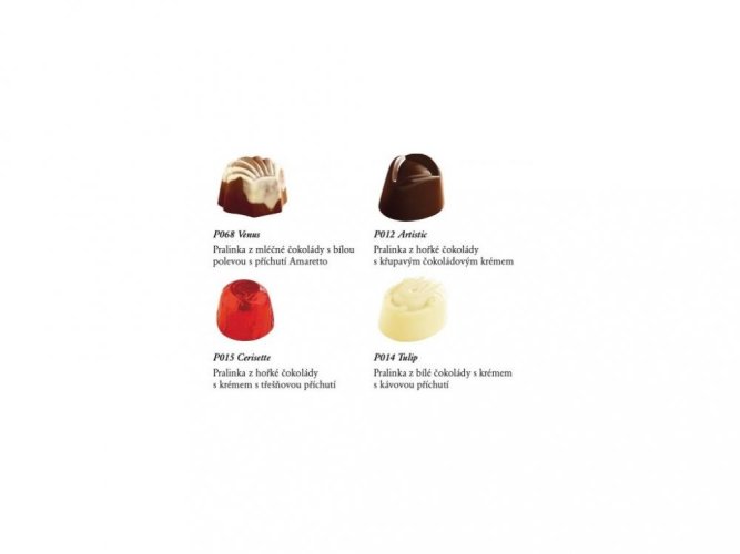 RŮŽOVÉ KVĚTY – Belgické plněné pralinky 100g