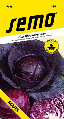 SEMO Zelí MARS červené letní