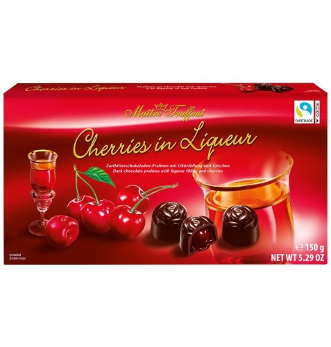 Maitre Truffout bonboniéra Třešně v likéru 165g