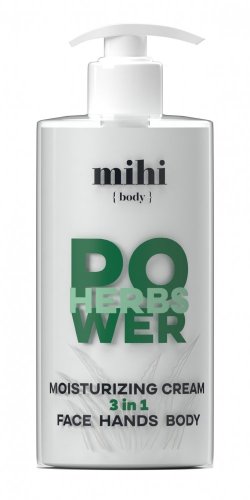 Mihi Herbs Power. Hydratační krém 3 v 1 obličej ruce tělo 300ml  021010