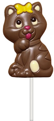 Severka Čokoládové lízátko- zvířátka 35g - zvířátka: medvídek