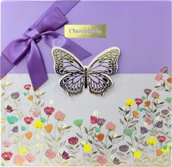 CHOCOLADY Butterfly giftbox Mix pralinek z mléčné čokolády 200 g