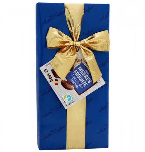 Maitre Truffout Belgické pralinky srdíčka 100g - Pralinky 100g: Červené pralinky